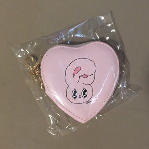 Esther Bunny Coin Purse Key Ring Bag Charm